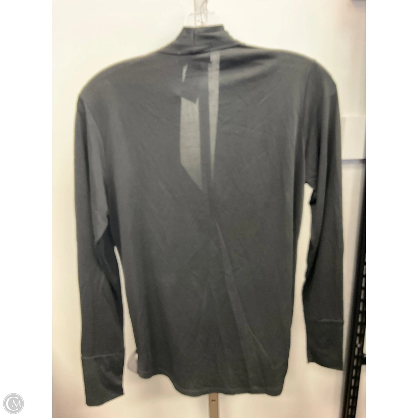Top Long Sleeve By Veronica M In Black, Size: S