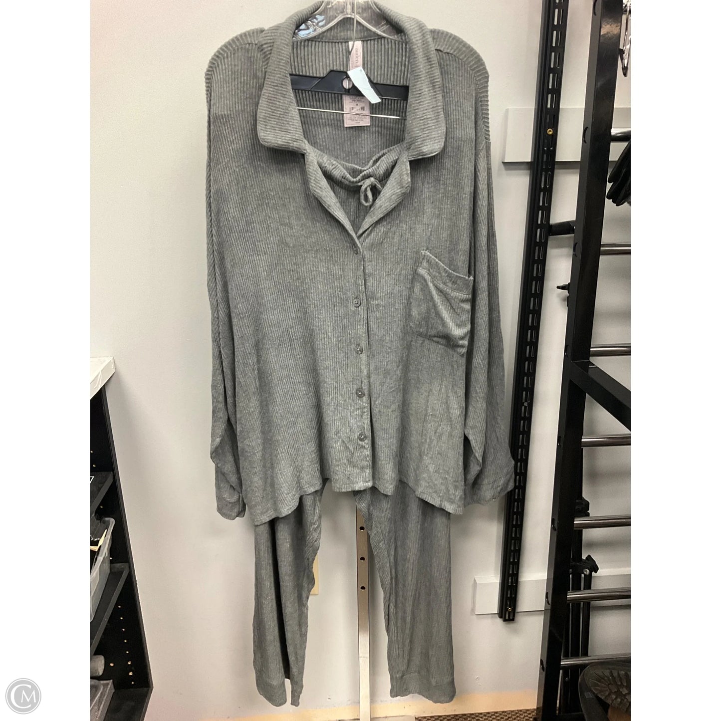 Lounge Set Pants By Auden In Grey, Size: 4x