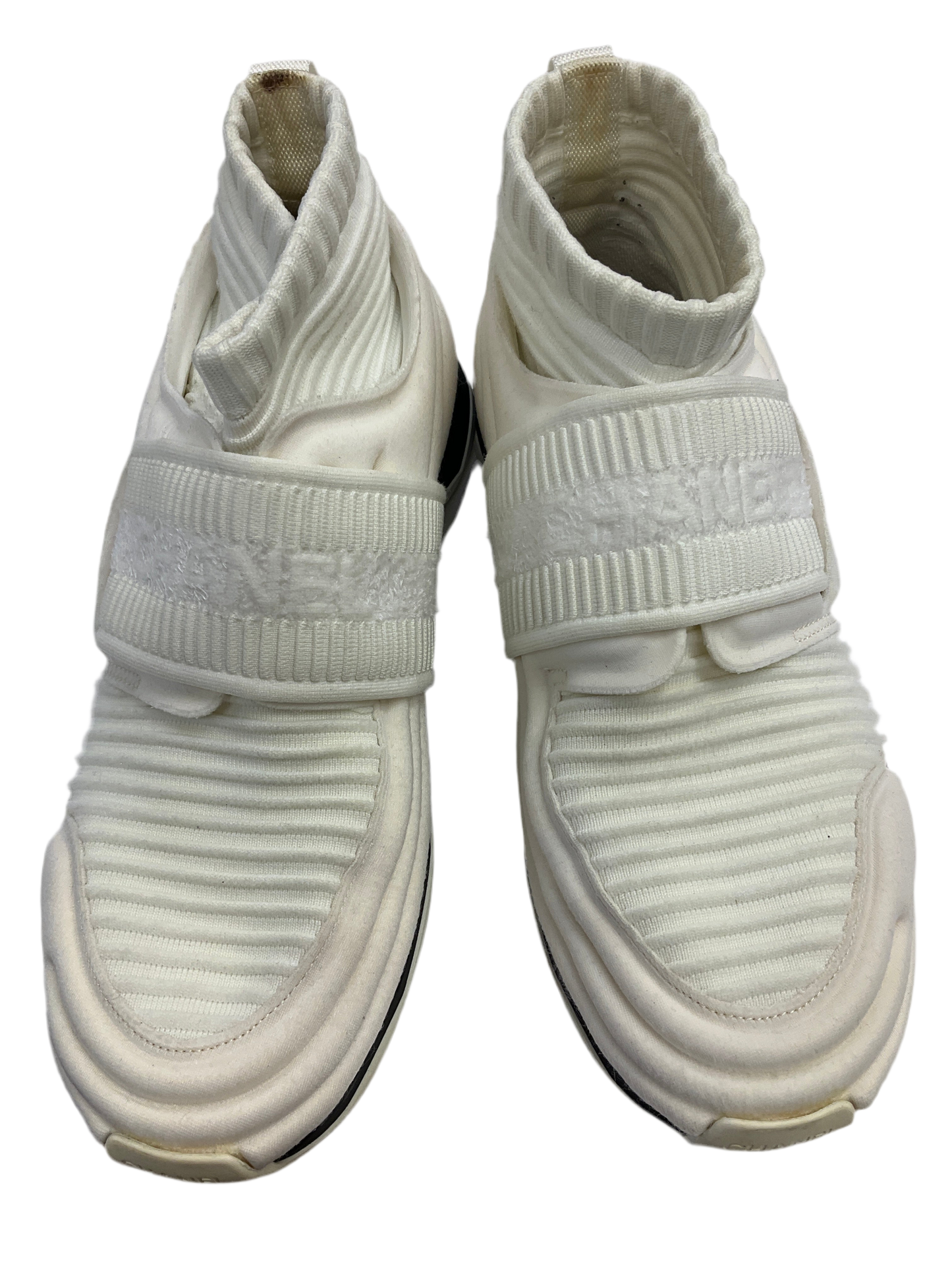 Luxury Designer Sock Sneakers Chanel, Size 8