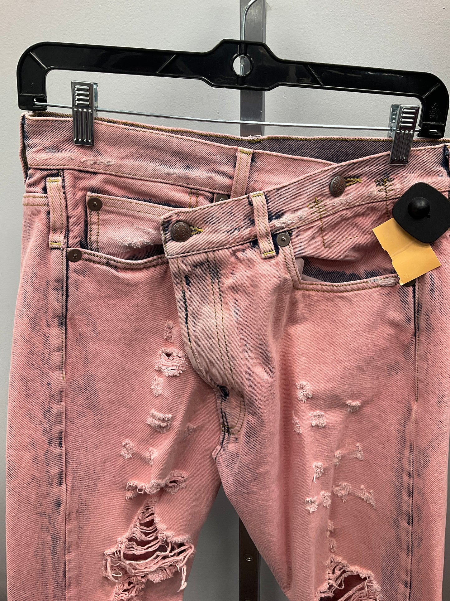 Jeans Boyfriend By Clothes Mentor In Pink, Size: 2