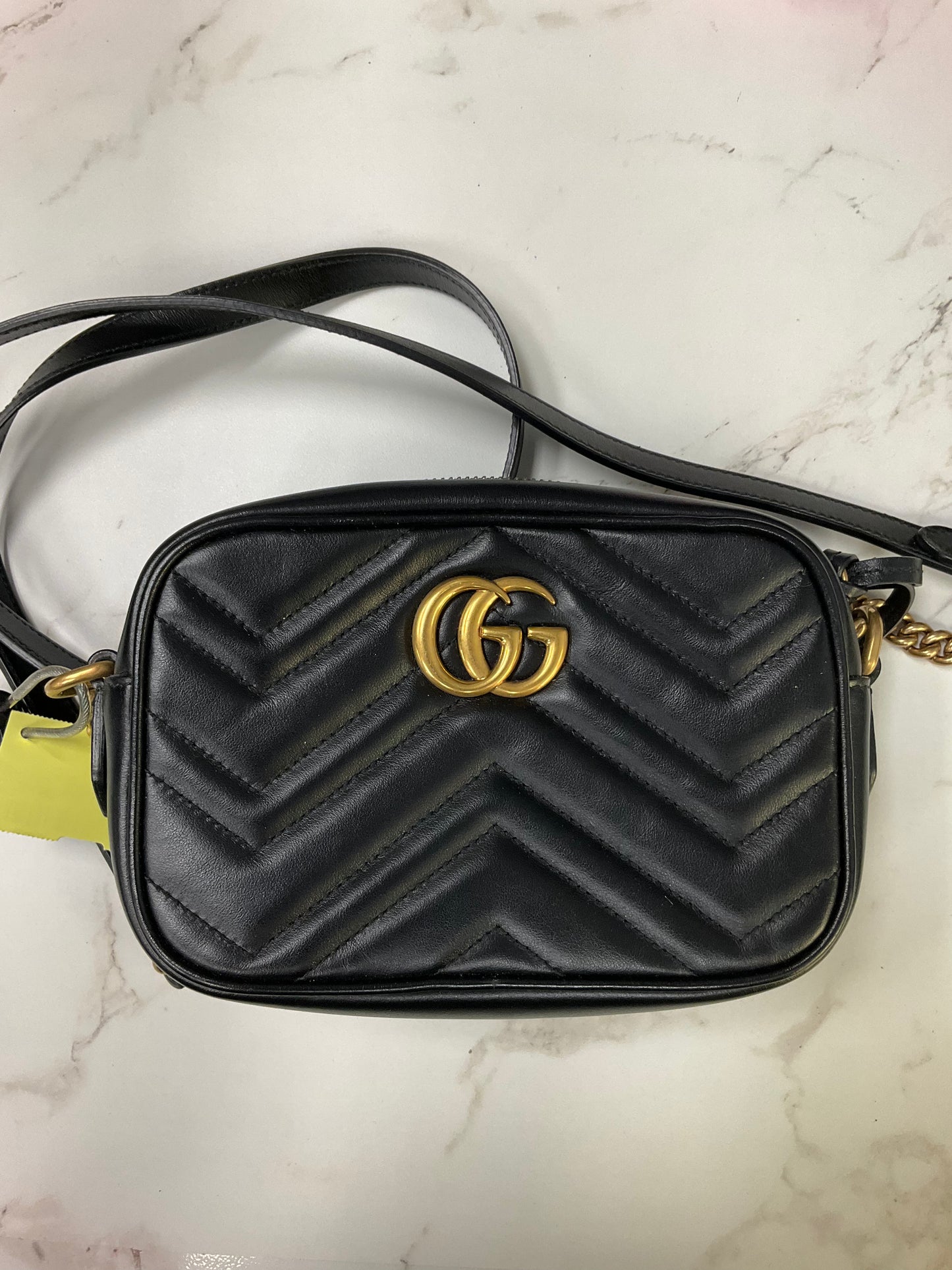 Crossbody Luxury Designer By Gucci, Size: Small
