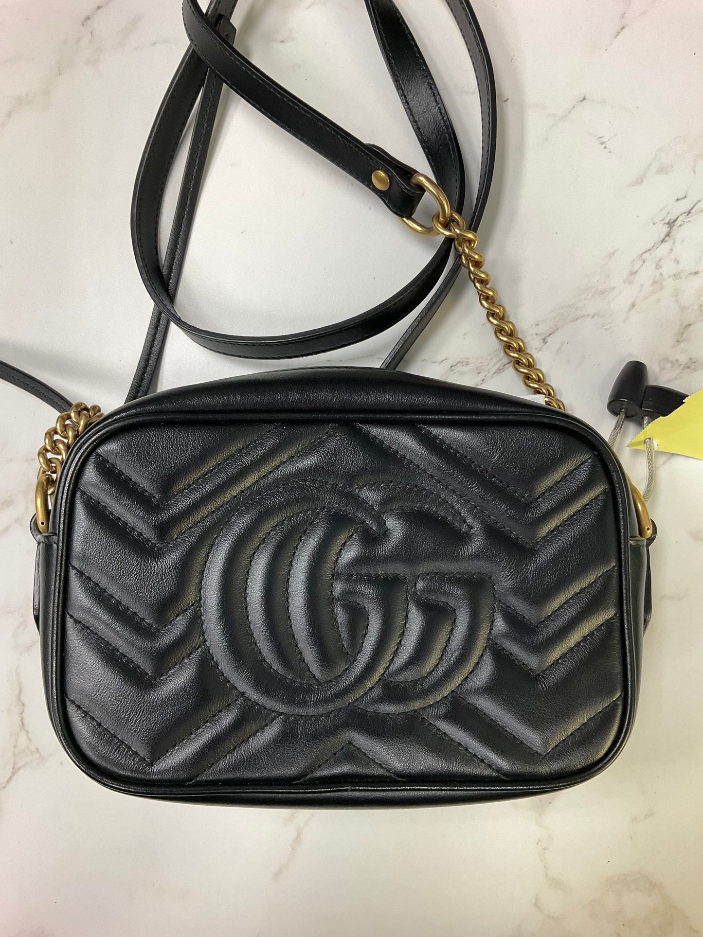 Crossbody Luxury Designer By Gucci, Size: Small