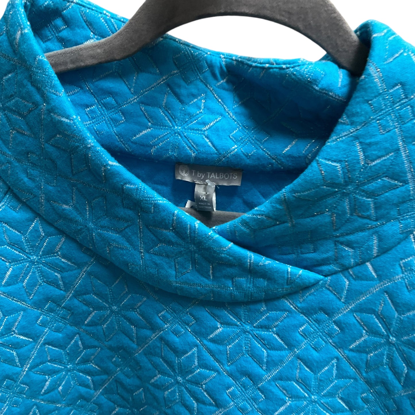 Top Long Sleeve By Talbots In Blue, Size: Xl