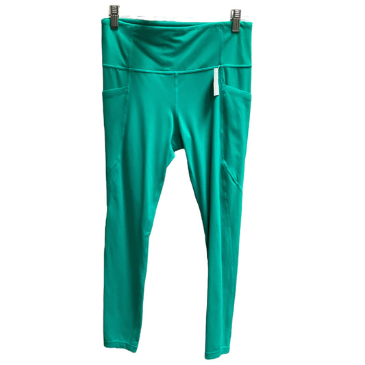 Athletic Leggings By Athleta In Green, Size: M