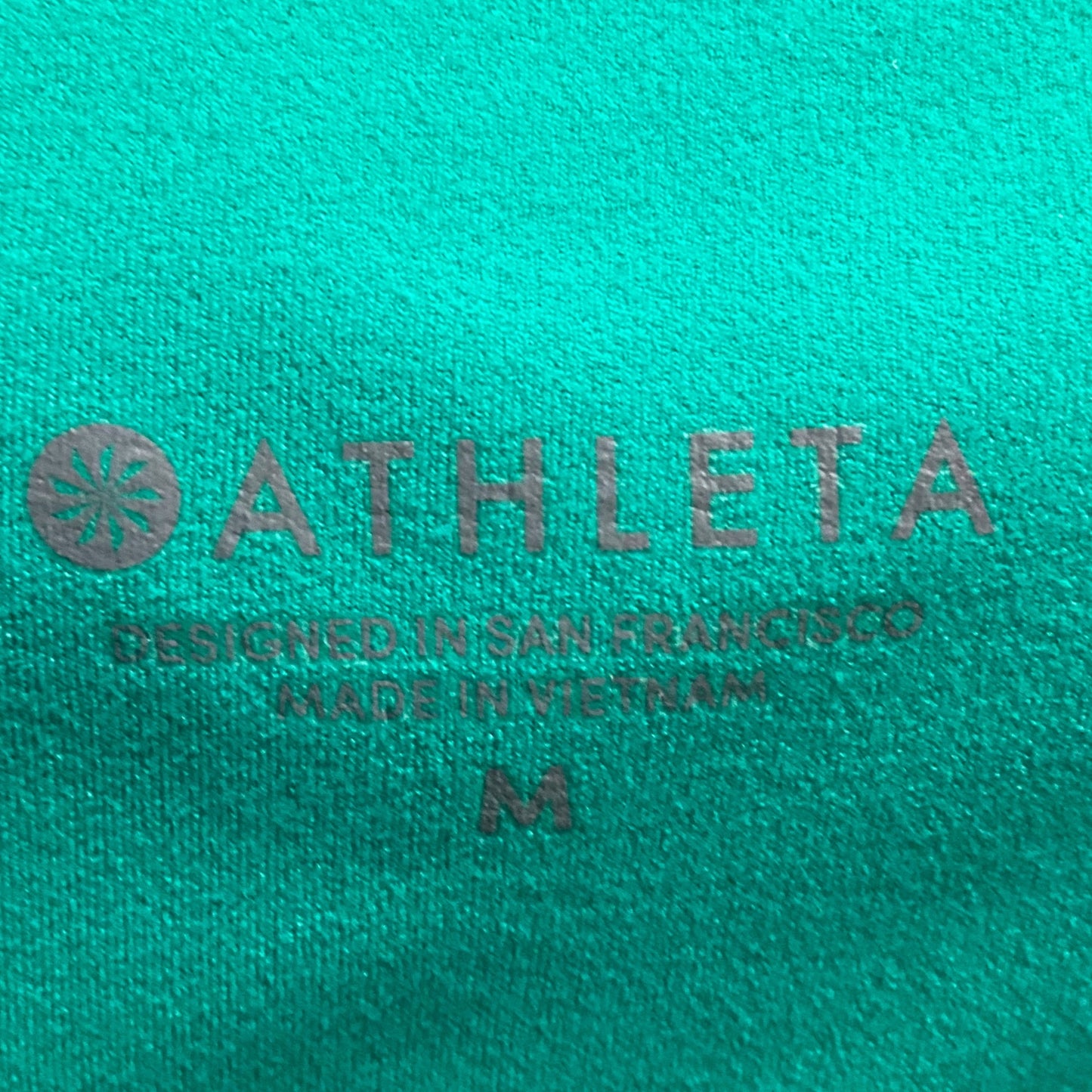 Athletic Leggings By Athleta In Green, Size: M