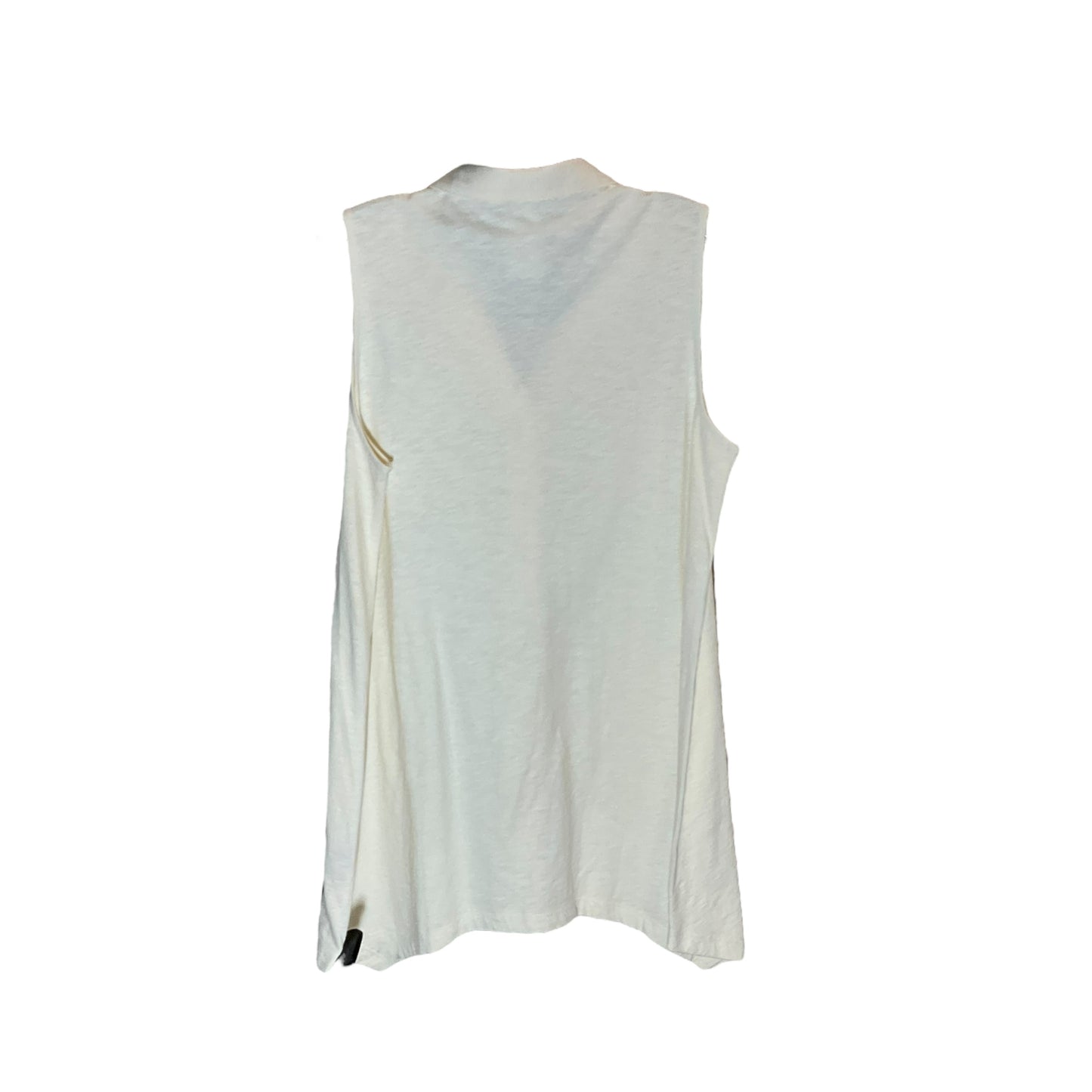 Cream Top Sleeveless Soft Surroundings, Size M