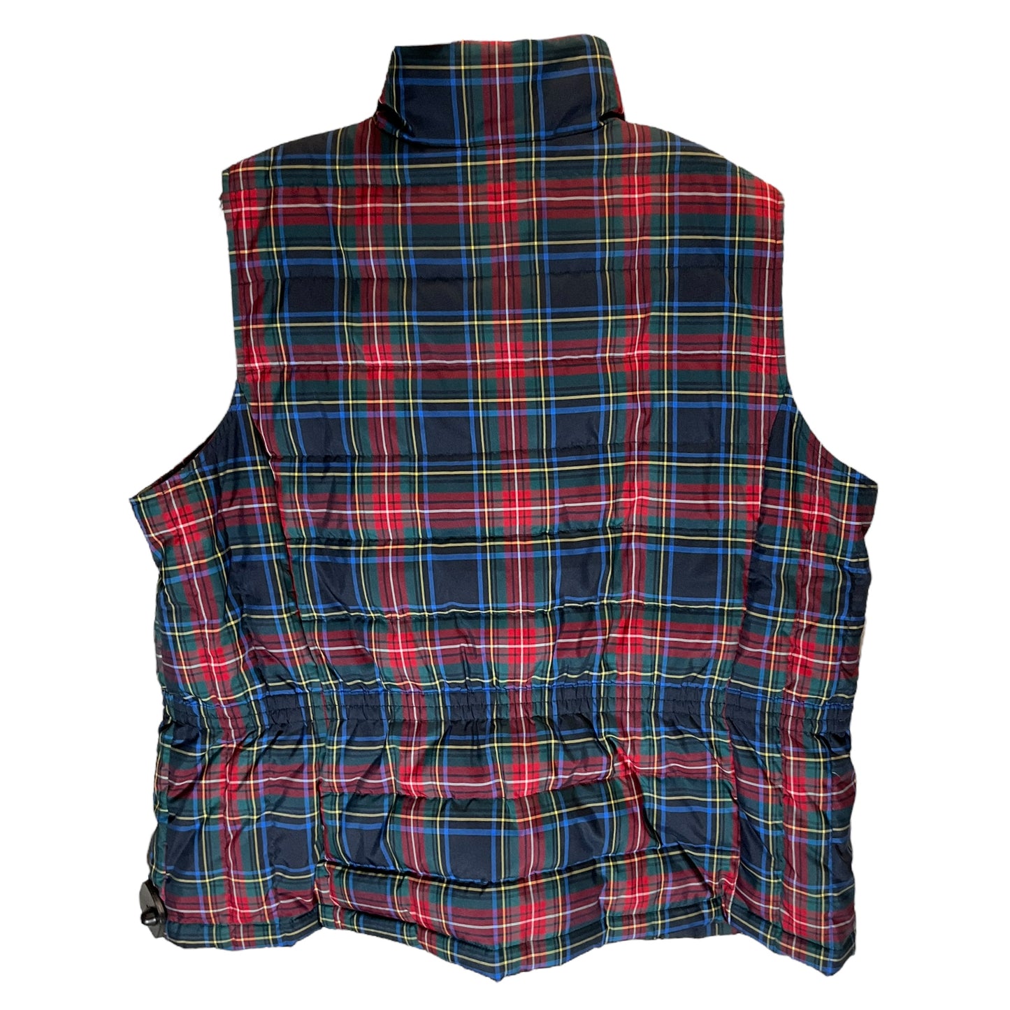 Vest Puffer & Quilted By Talbots In Plaid Pattern, Size: 1x