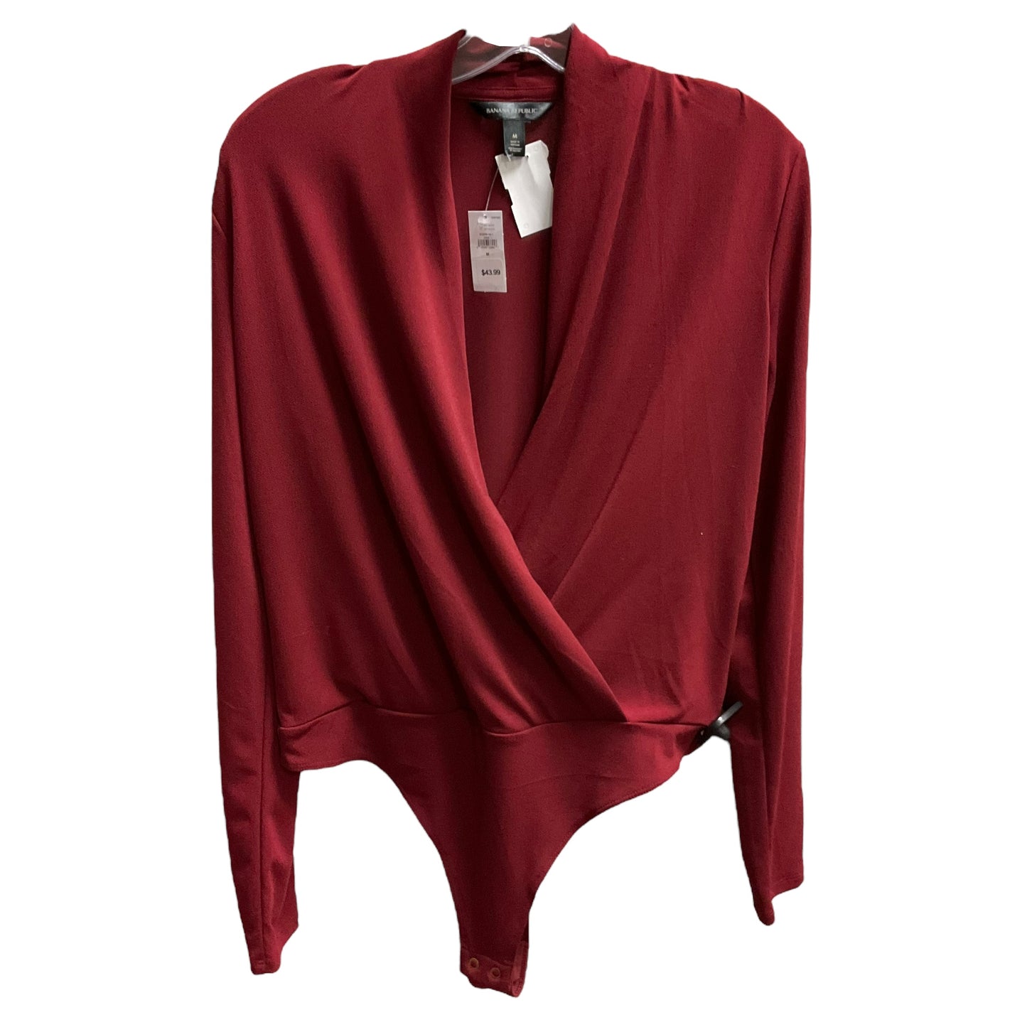 Bodysuit By Banana Republic In Red, Size: M