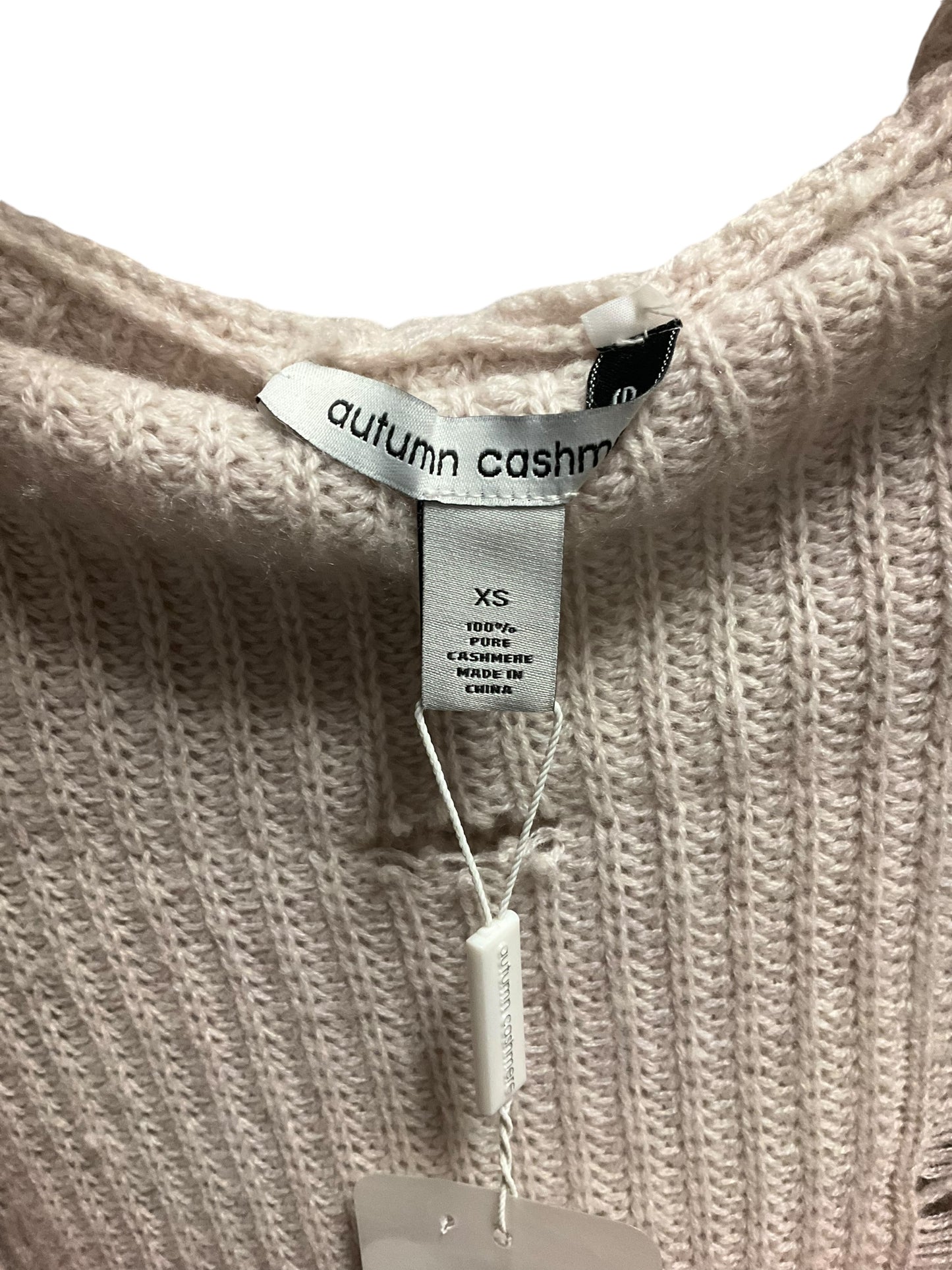 Sweater Cardigan By Autumn Cashmere In Beige, Size: Xs