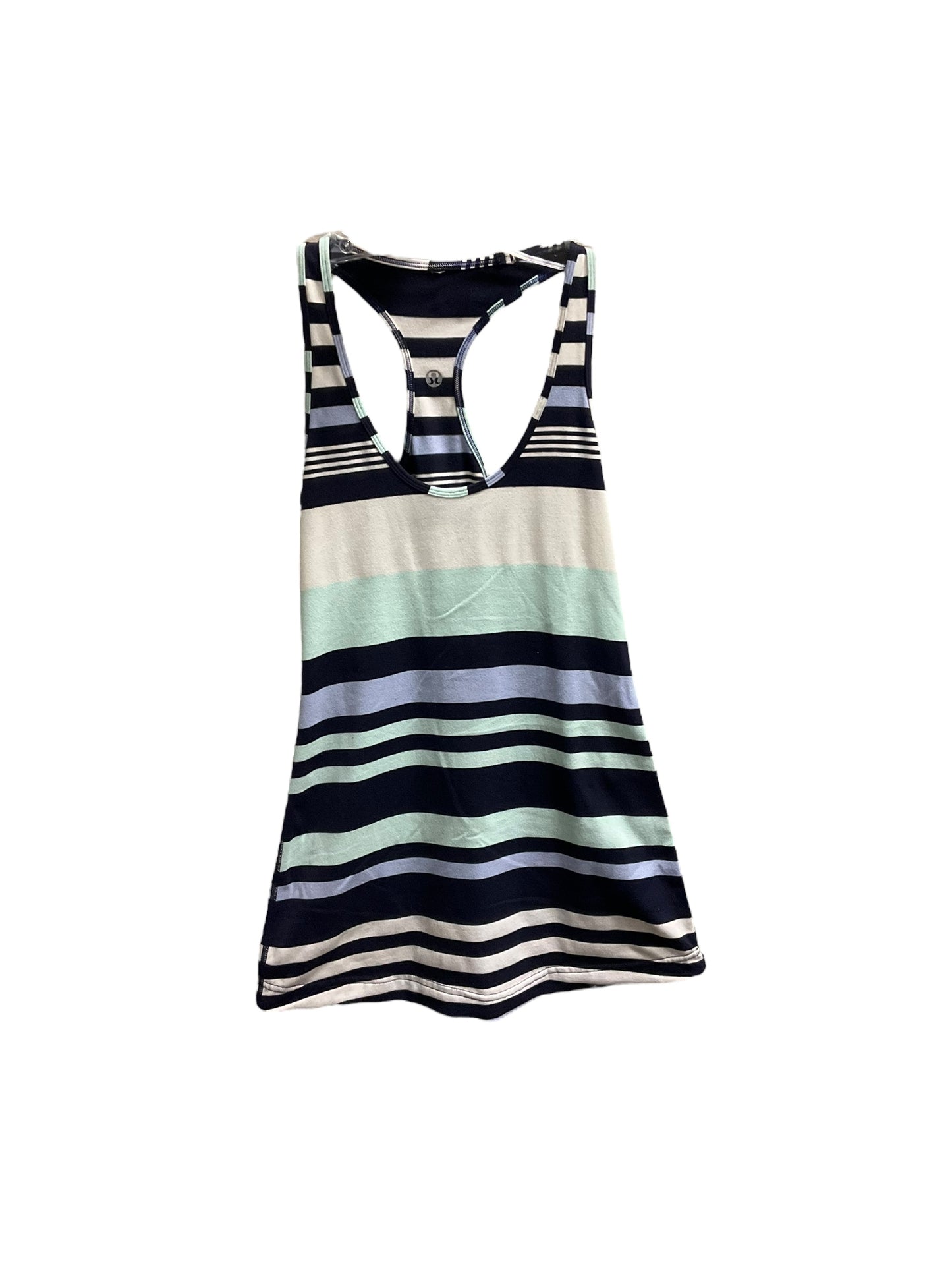 Athletic Tank Top By Lululemon In Blue & Green, Size: Xs