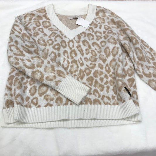 Sweater By Loft In Animal Print, Size: Petite  M