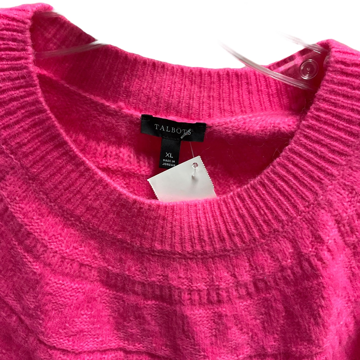 Sweater By Talbots In Pink, Size: Xl