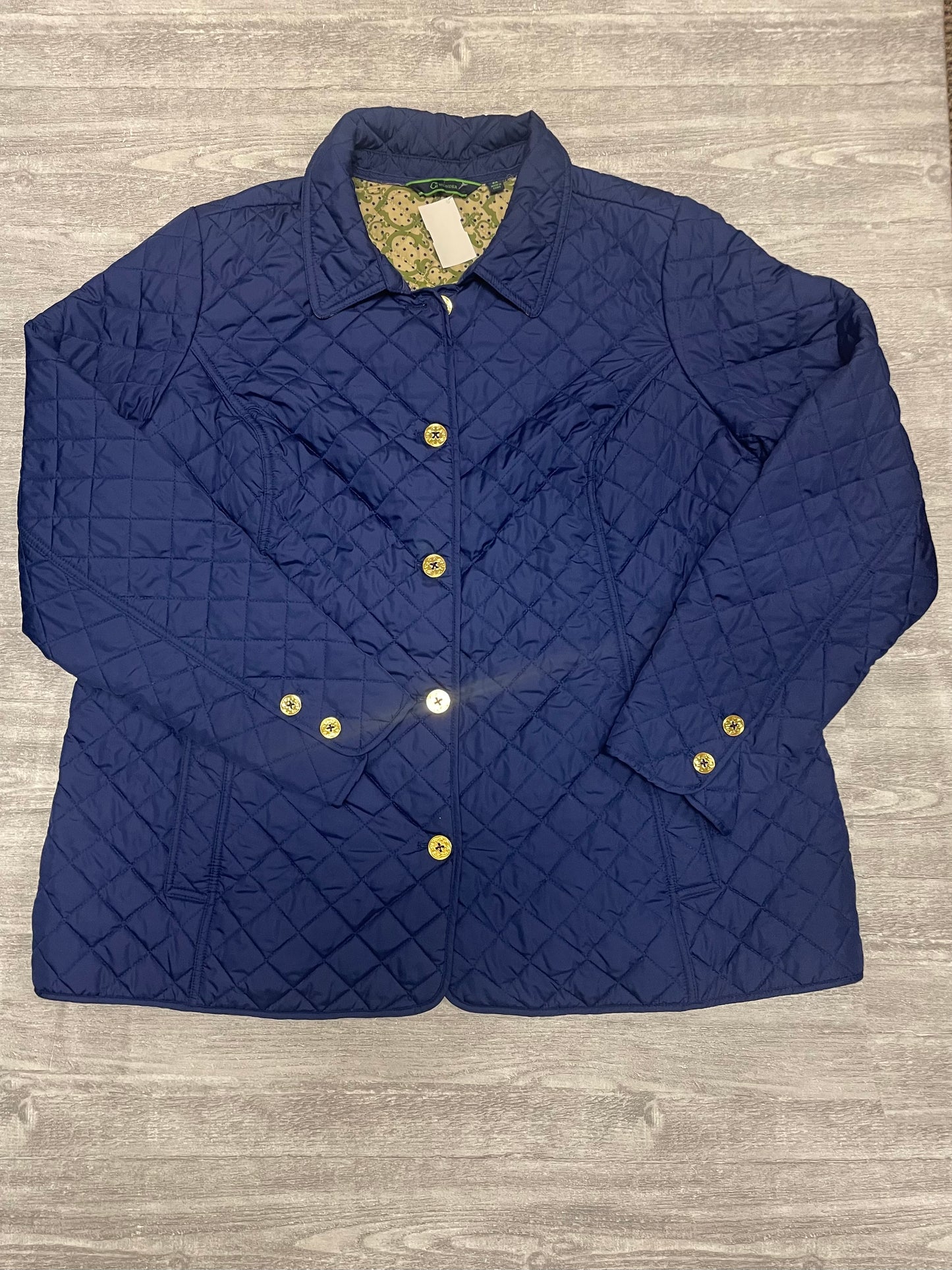 Jacket Puffer & Quilted By C Wonder In Blue, Size: 2x