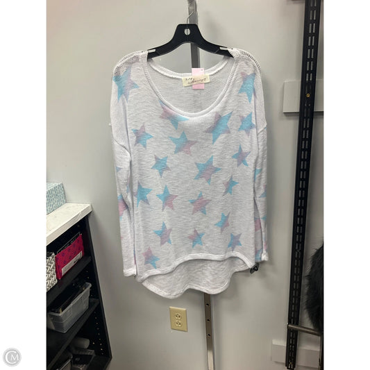 Sweater By Vintage Havana In White, Size: M