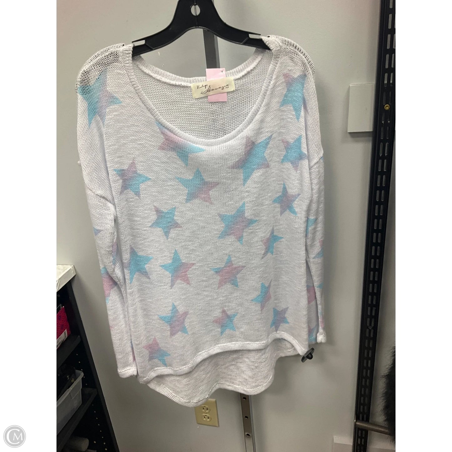 Sweater By Vintage Havana In White, Size: M