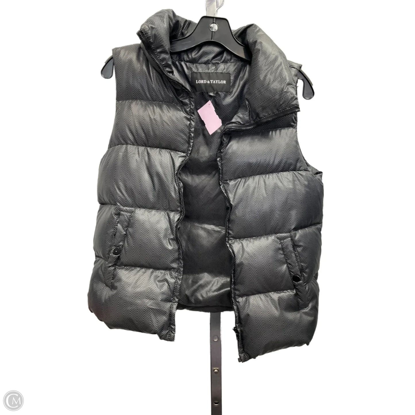 Vest Puffer & Quilted By Lord And Taylor In Grey, Size: S