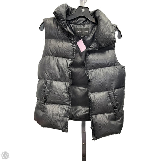 Vest Puffer & Quilted By Lord And Taylor In Grey, Size: S