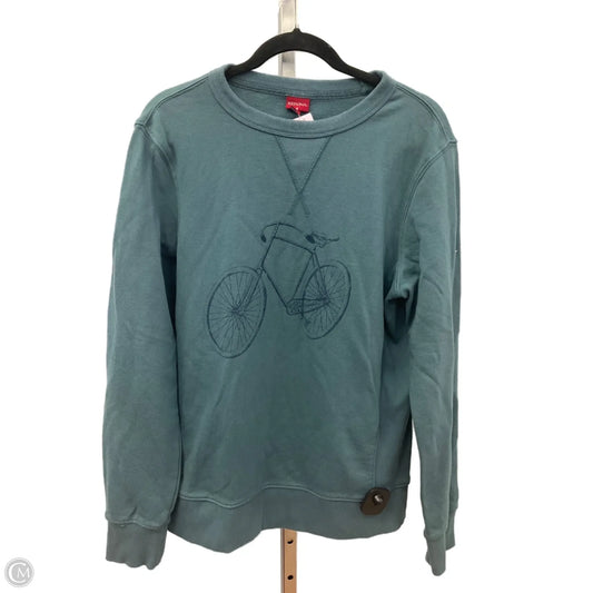 Top Long Sleeve By Merona In Blue, Size: M