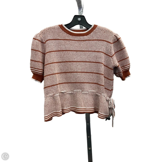 Top Short Sleeve By Clothes Mentor In Orange, Size: L