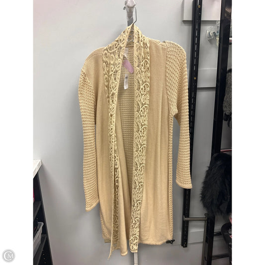 Sweater Cardigan By Chicos In Cream, Size: L