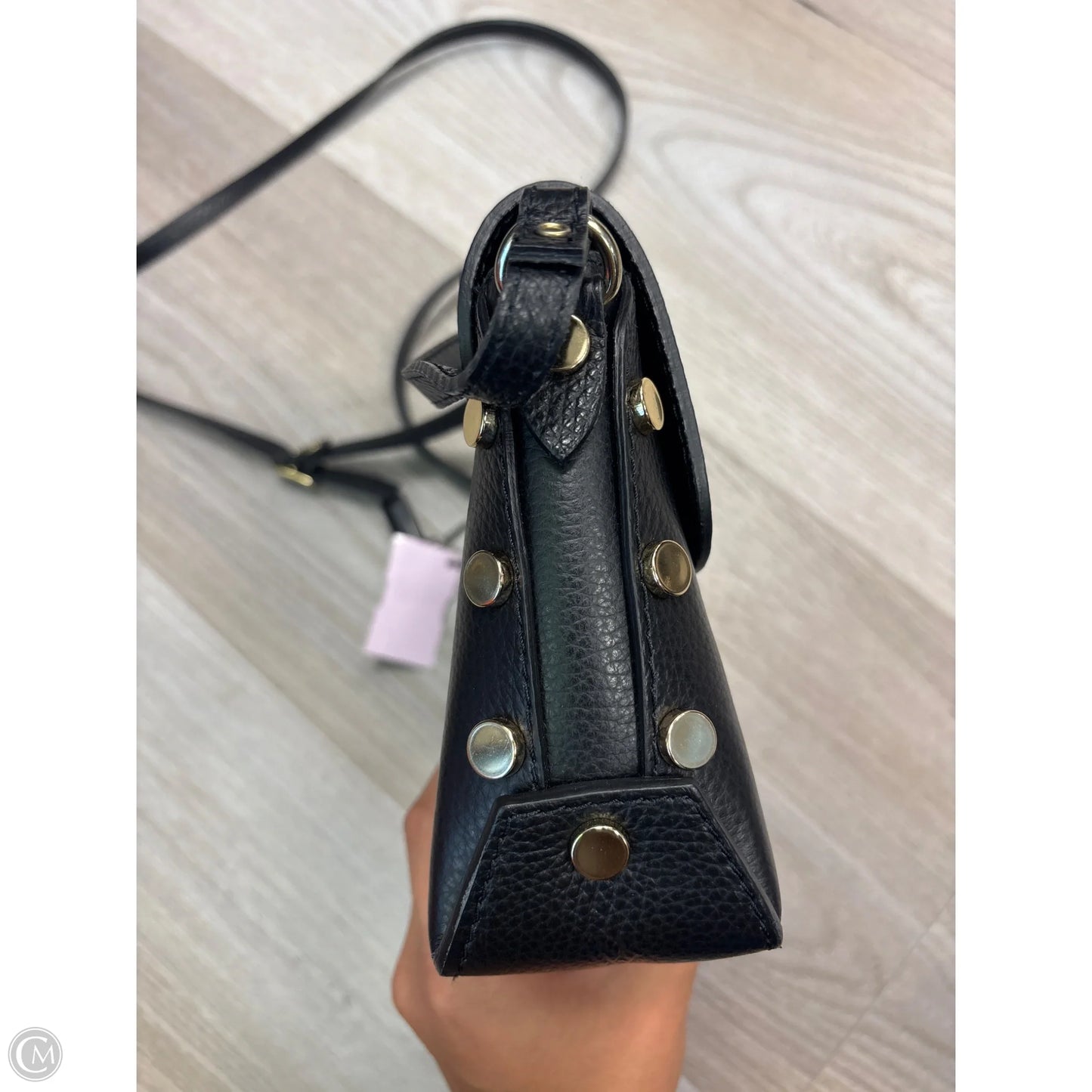 Handbag Leather By Ver Pelle, Size: Small