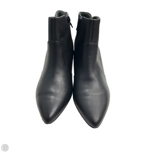 Boots Ankle Heels By Clarks In Black, Size: 7.5