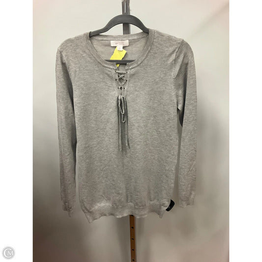 Top Long Sleeve By Lc Lauren Conrad In Grey, Size: M