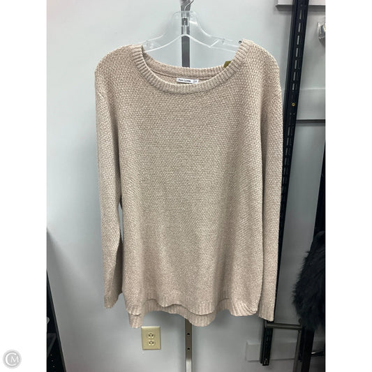 Sweater By Pink Clover In Tan & White, Size: 3x