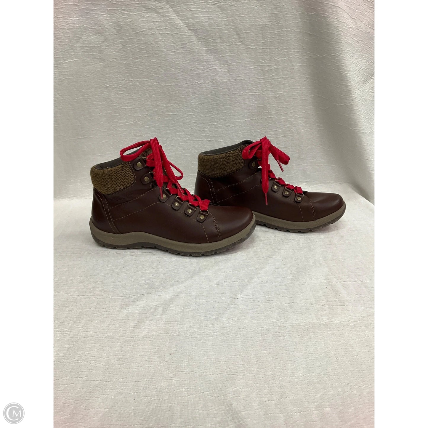 Boots Ankle Flats By Eastland In Brown, Size: 7