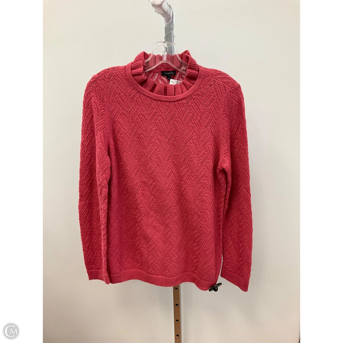 Sweater By Talbots In Pink, Size: M