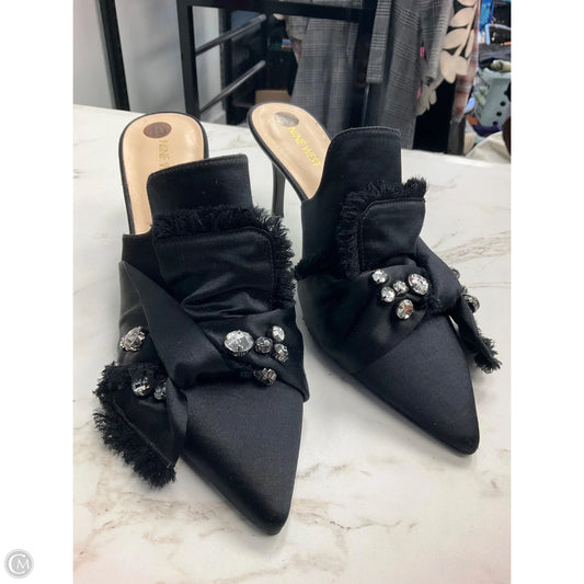 Shoes Heels Kitten By Nine West In Black, Size: 10