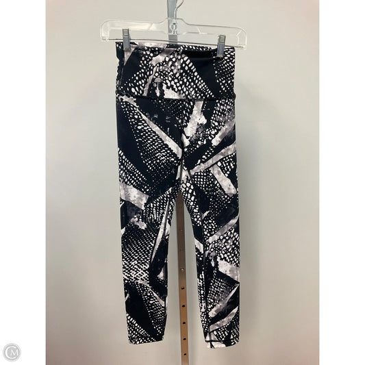 Athletic Leggings By Lululemon In Black & White, Size: 4
