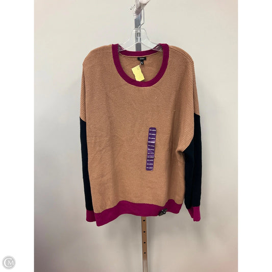 Sweater By Express In Tan, Size: Xxl
