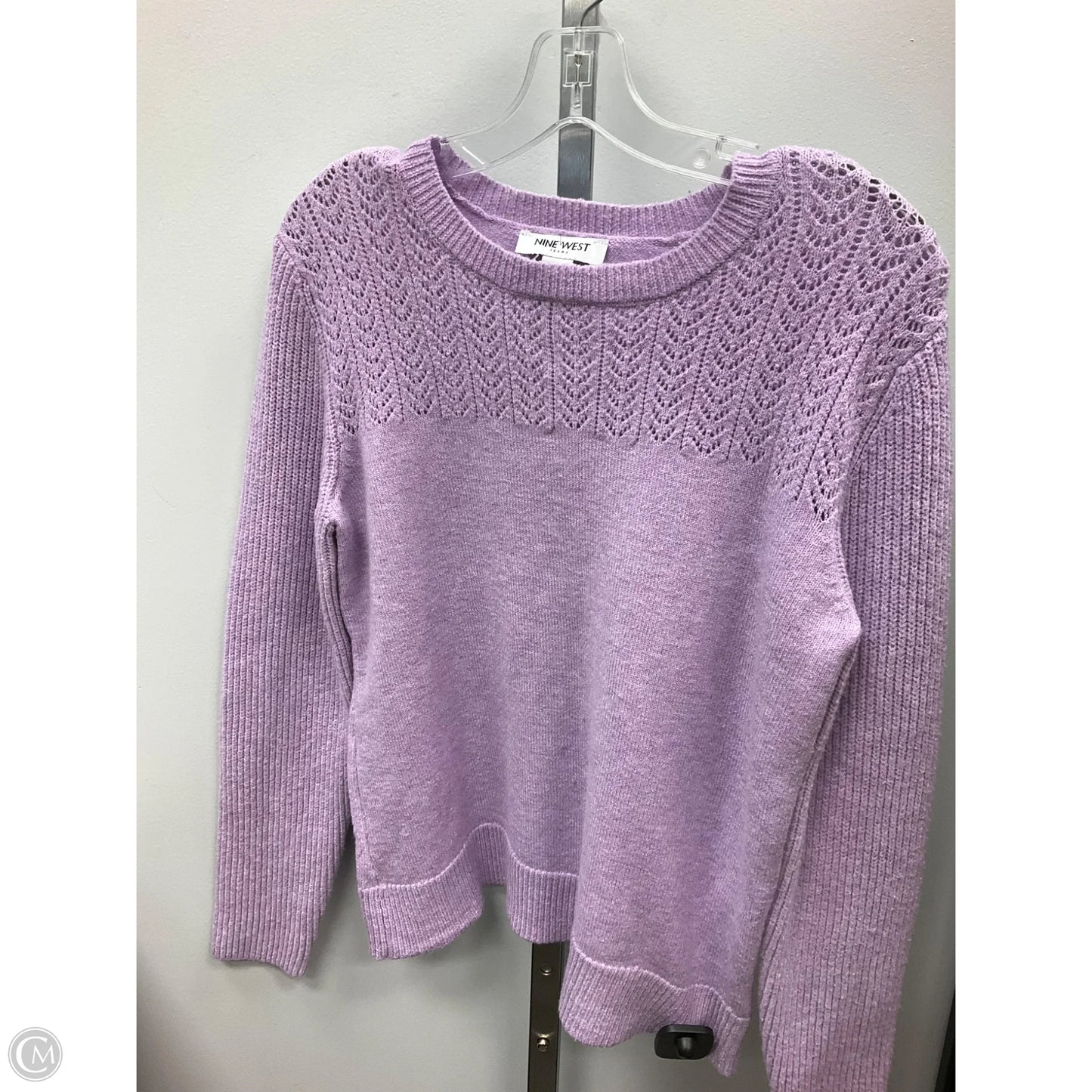 Sweater By Nine West In Purple, Size: S