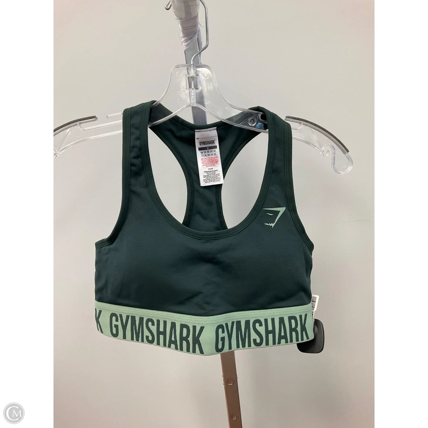Athletic Bra By Gym Shark In Green, Size: M