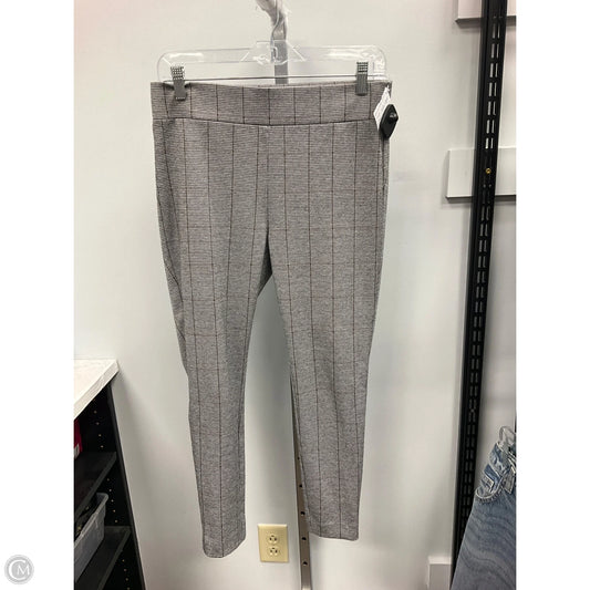 Pants Leggings By Loft In Plaid Pattern, Size: Mp