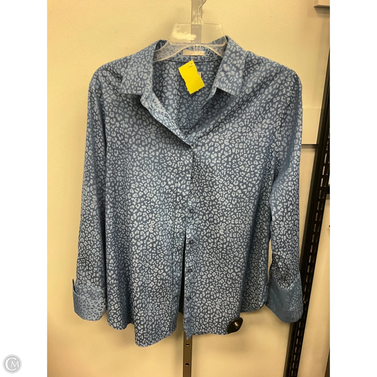 Top Long Sleeve By Chicos In Animal Print, Size: L