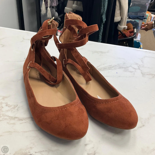 Shoes Flats By Aldo In Copper, Size: 10