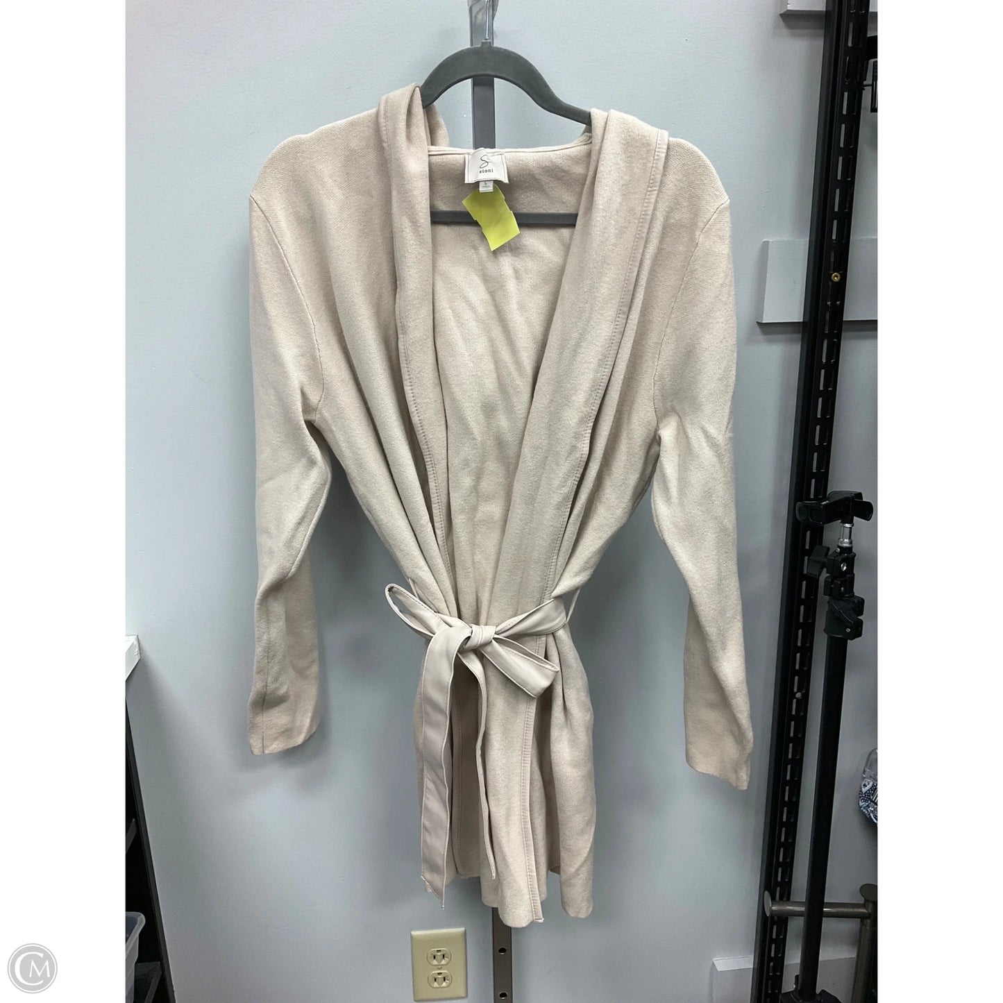 Sweater Cardigan By Sioni In Cream, Size: L