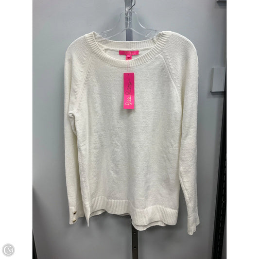 Sweater Designer By Lilly Pulitzer In White, Size: M