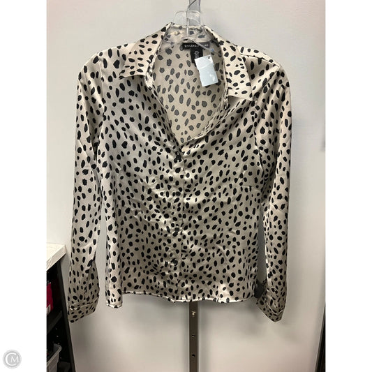 Top Long Sleeve By Sincerely Jules In Grey, Size: S