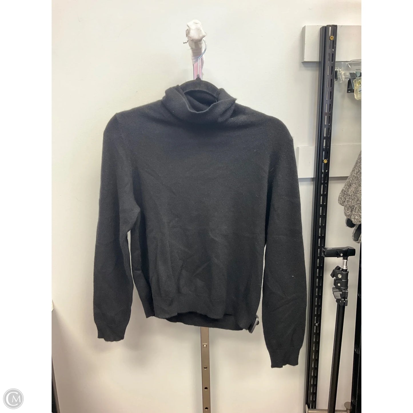 Sweater Cashmere By Valerie Stevens In Black, Size: L