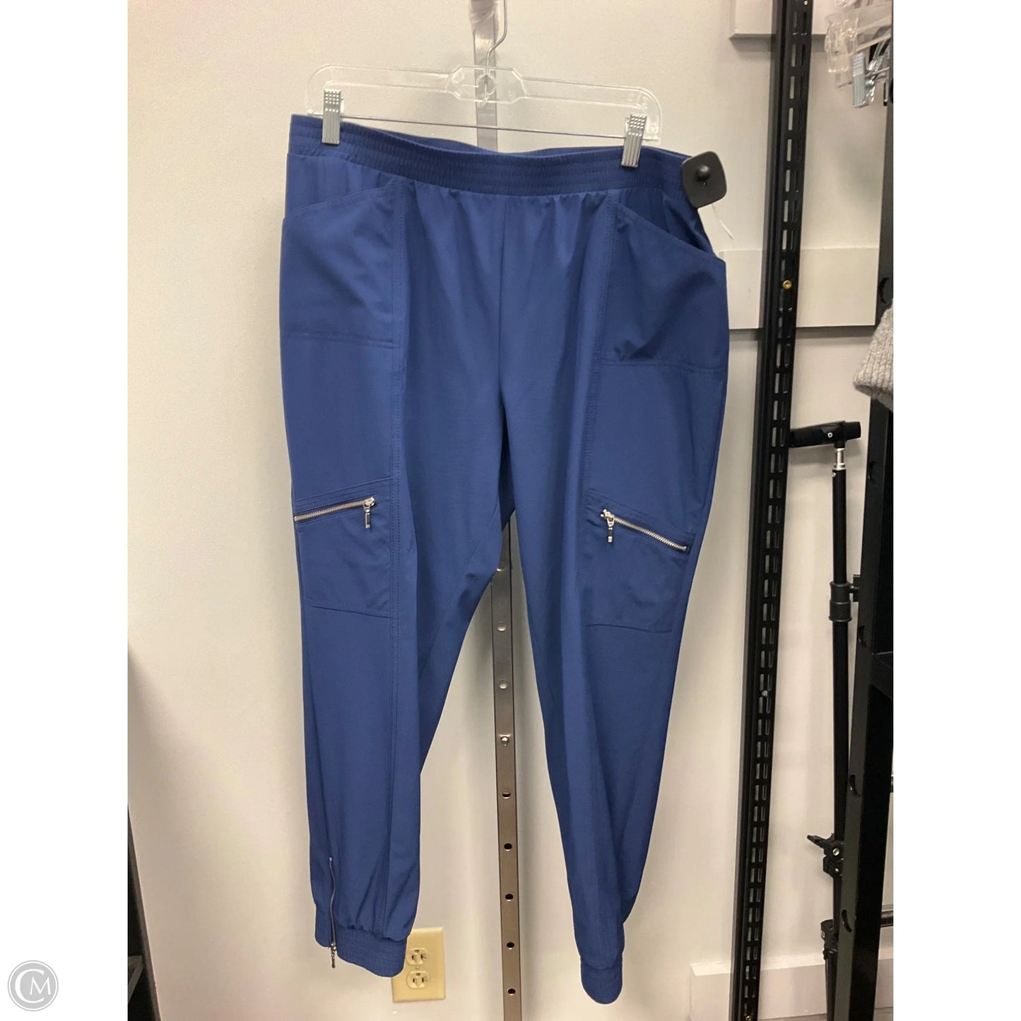Athletic Pants By Zenergy By Chicos In Blue, Size: L