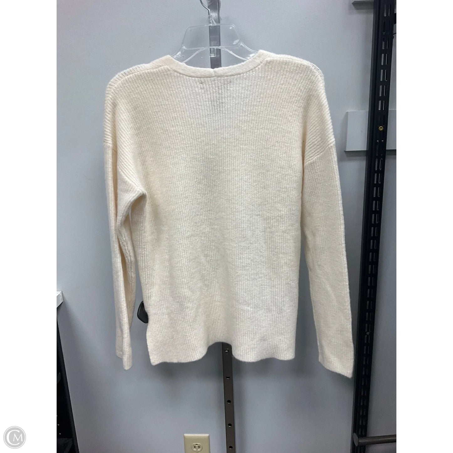 Sweater By Loft In Cream, Size: Xs
