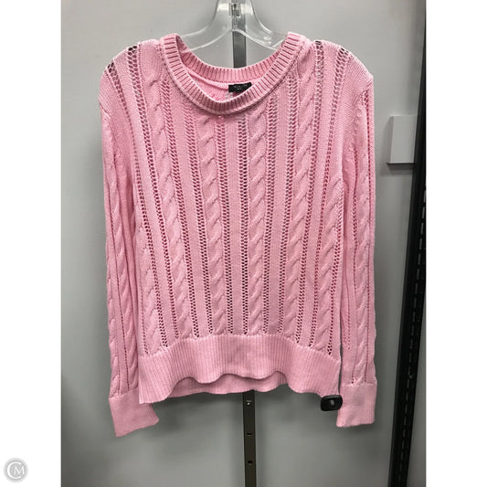 Sweater By Talbots In Pink, Size: Mp