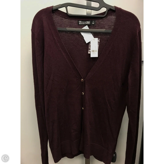 Cardigan By New York And Co In Maroon, Size: M