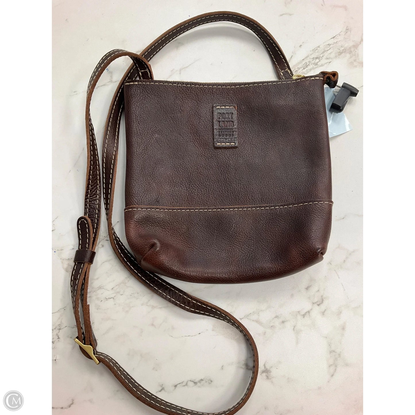 Handbag By Portland Leather, Size: Medium
