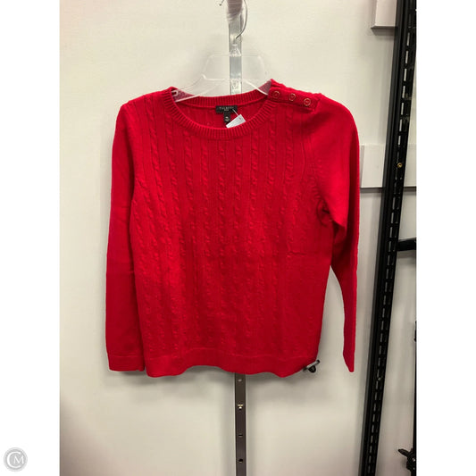 Sweater By Talbots In Red, Size: Mp