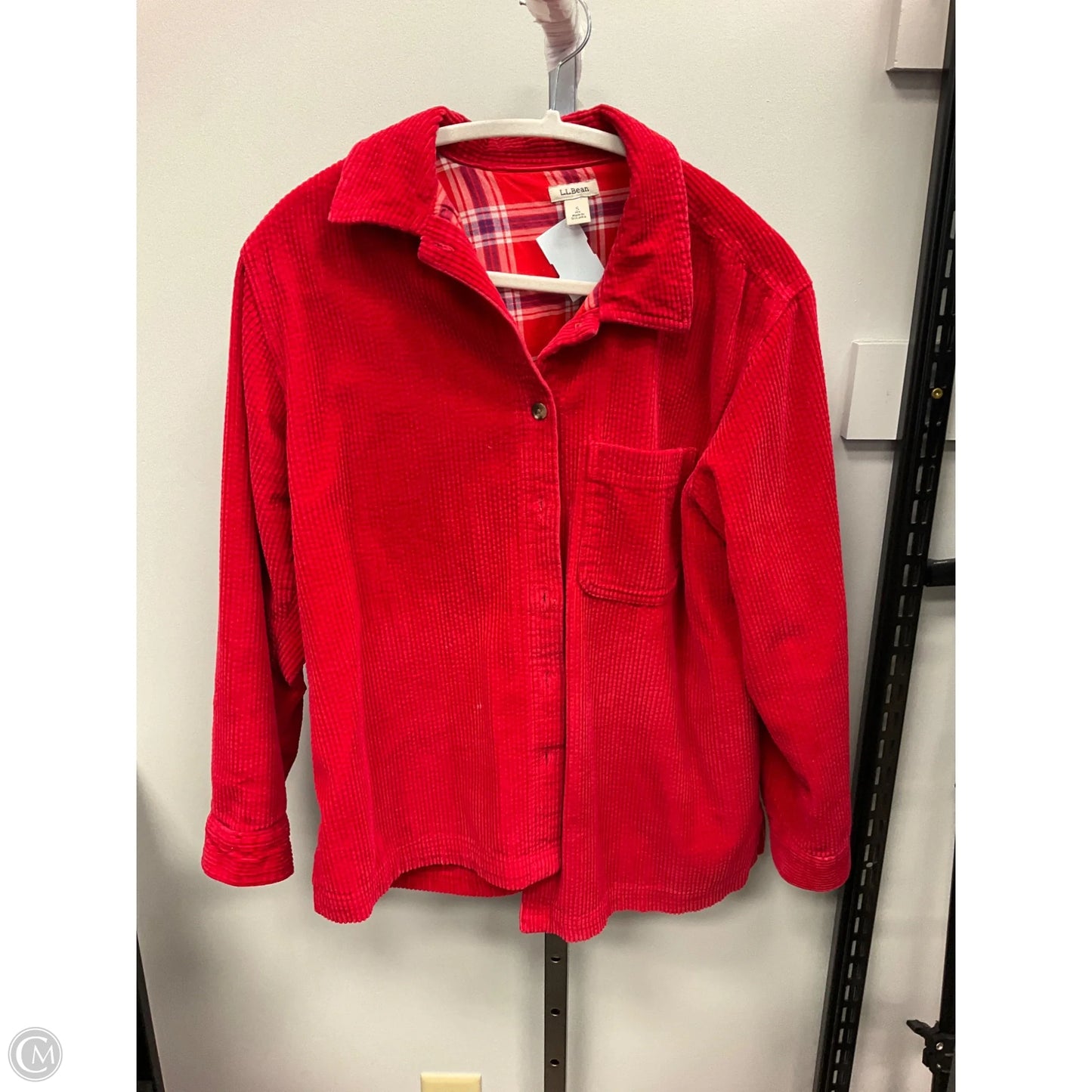 Top Long Sleeve Basic By L.l. Bean In Red, Size: S
