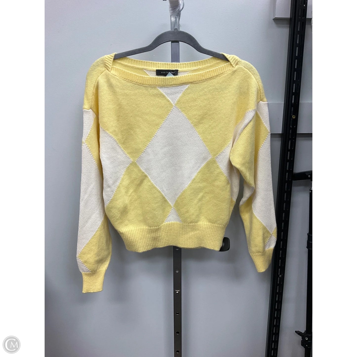 Sweater By Ann Taylor In Yellow, Size: Xs